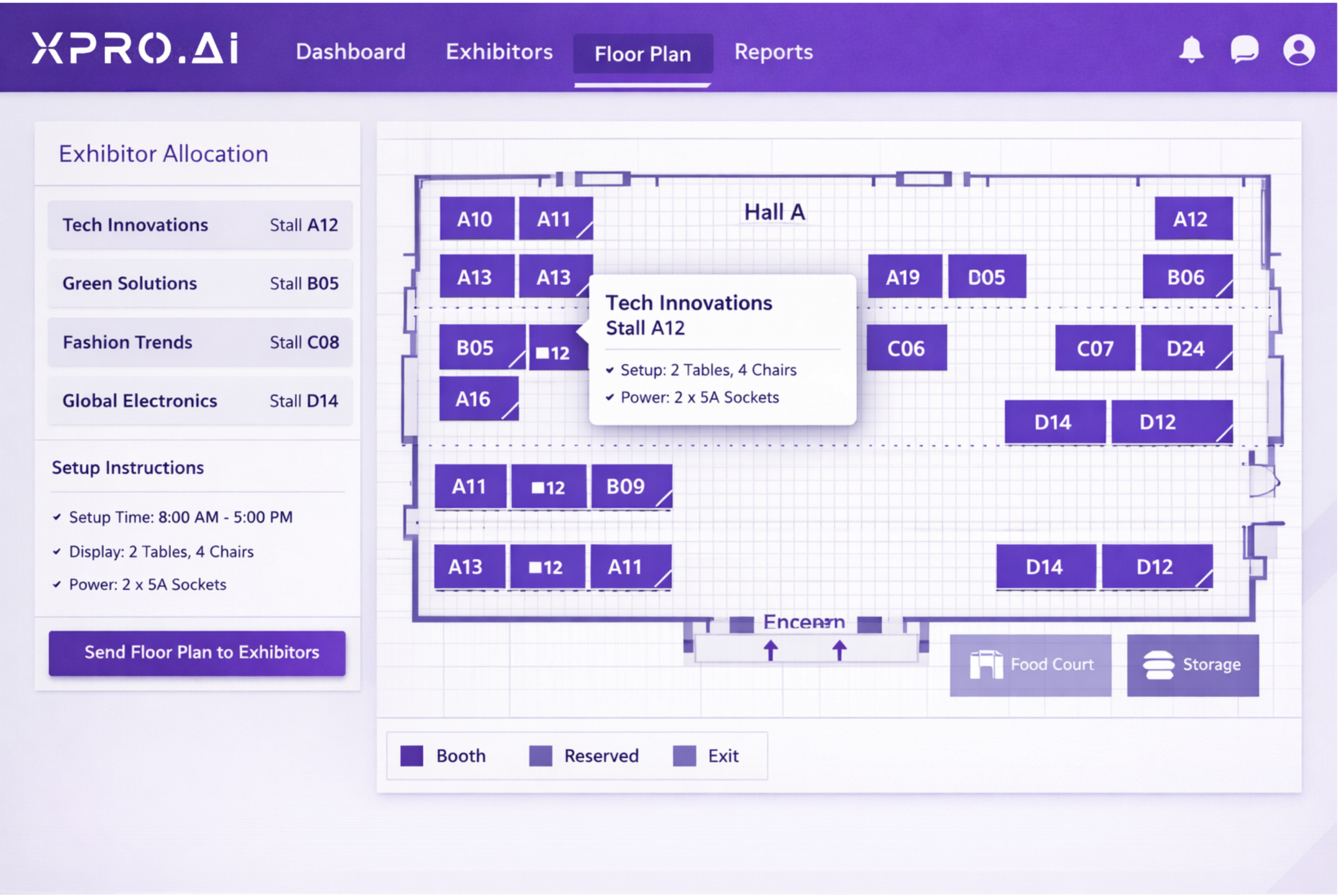Stall Allocation and Floor Plan Management​