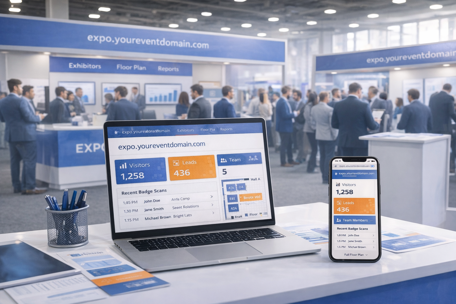 White-Label Exhibitor Portal Under Your Brand​